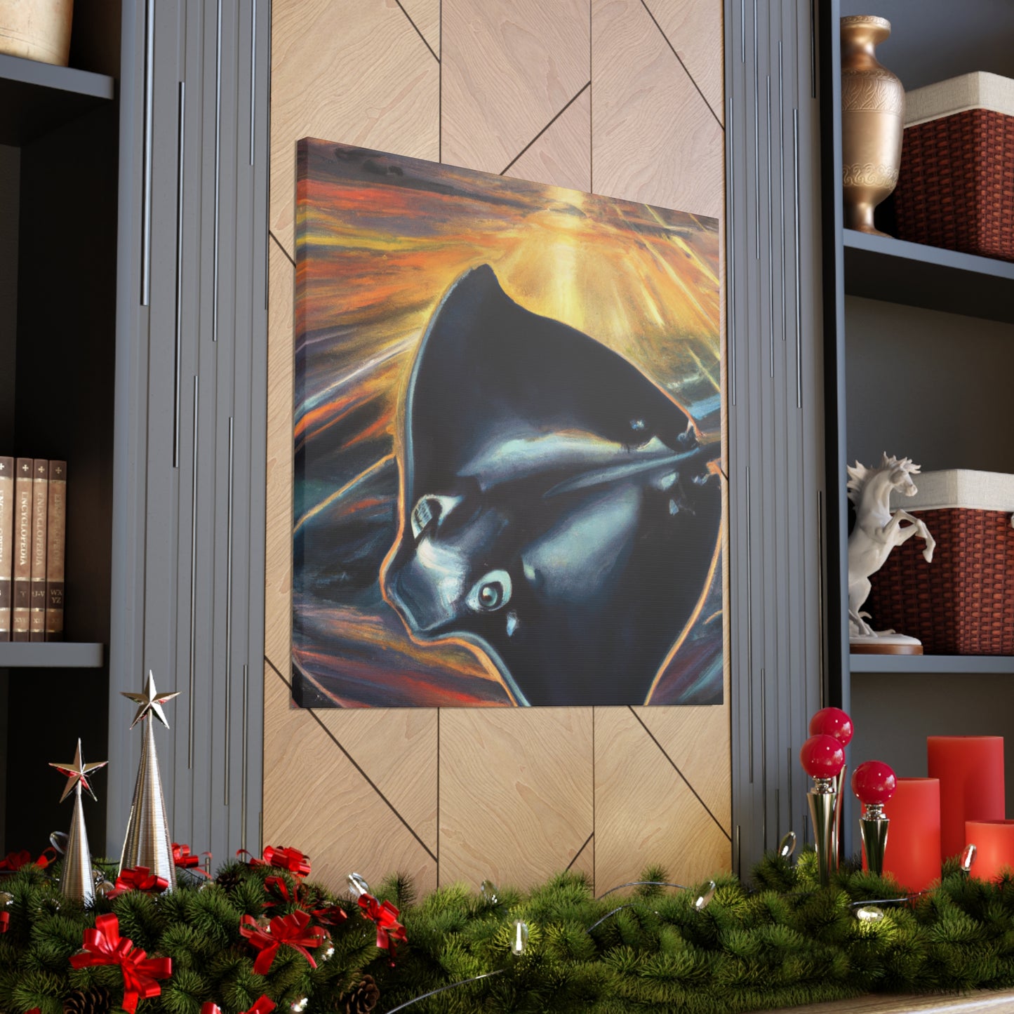 Stingray Art Deco Dream - Canvas