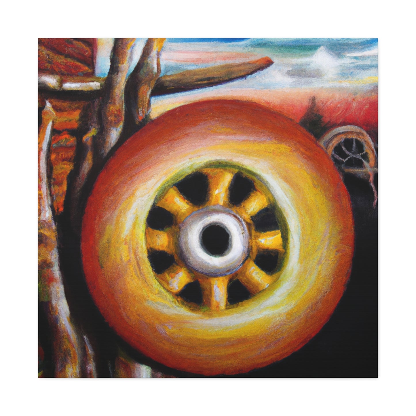 "Wheels in a Dreamscape" - Canvas