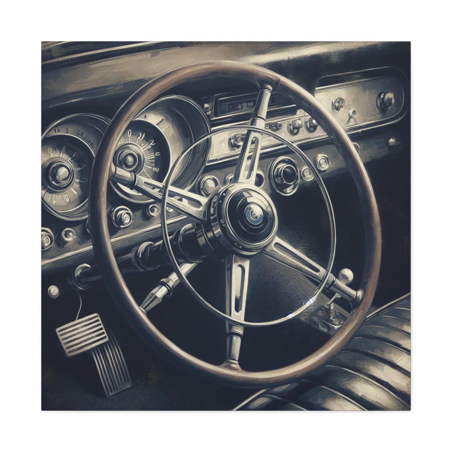 Timeless Automotive Elegance - Canvas