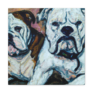 "American Bulldog Expressionism" - Canvas