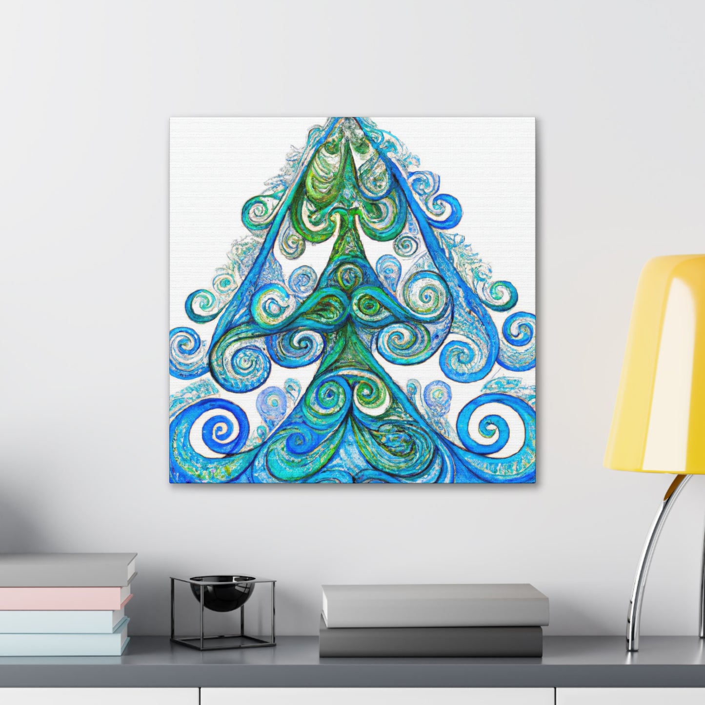 Christmas Tree Splendor - Canvas