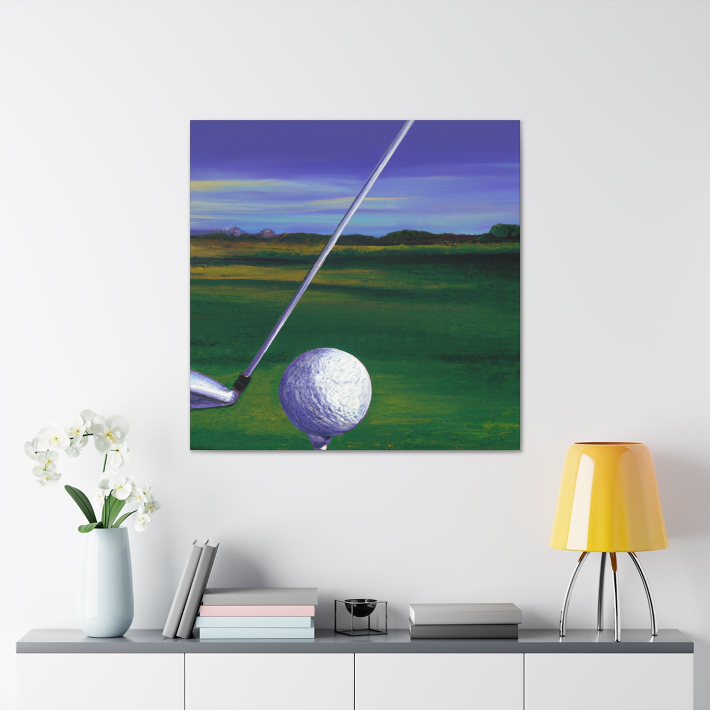 Golfing in Sunshine - Canvas