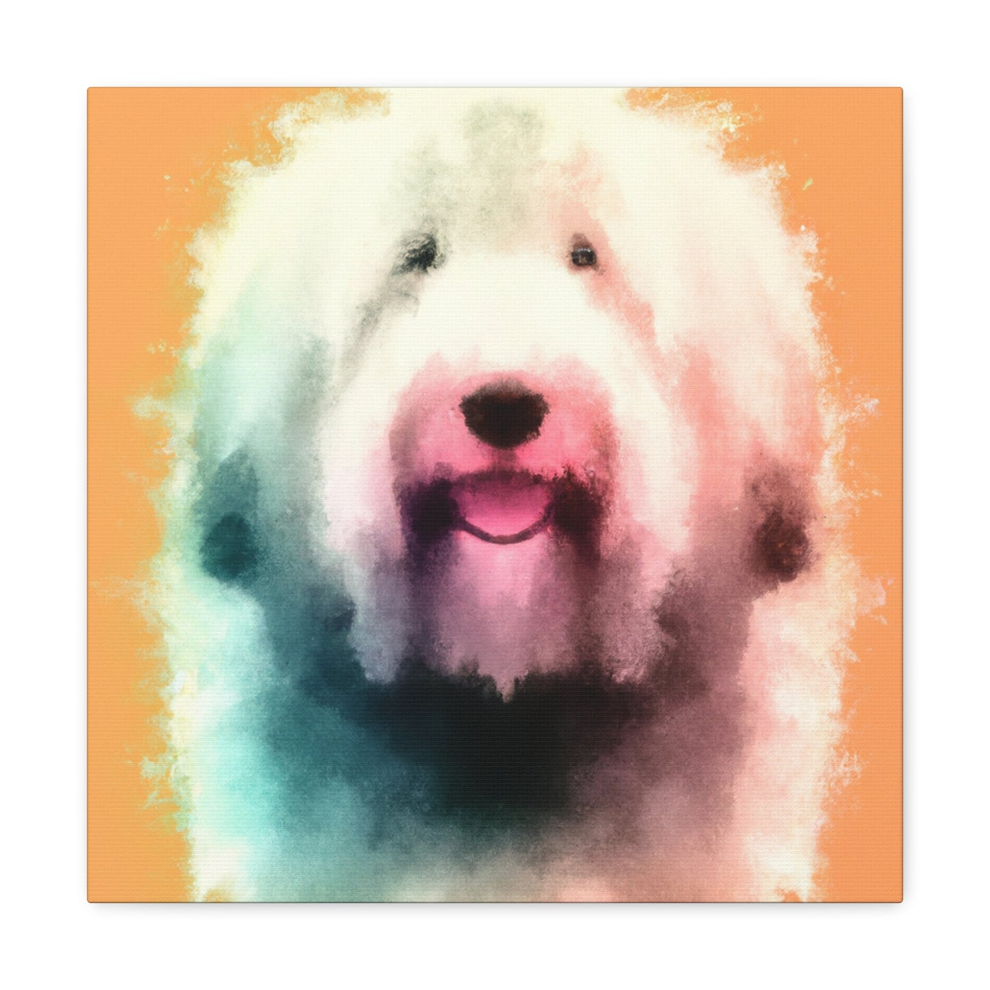 Old English Sheepdog Joy - Canvas