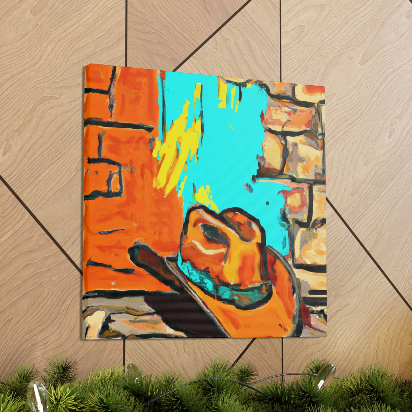 Cowboy Hat Dueling - Canvas