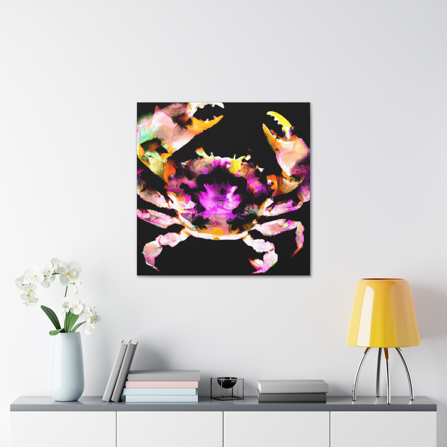 Crab's Colorful Dance - Canvas