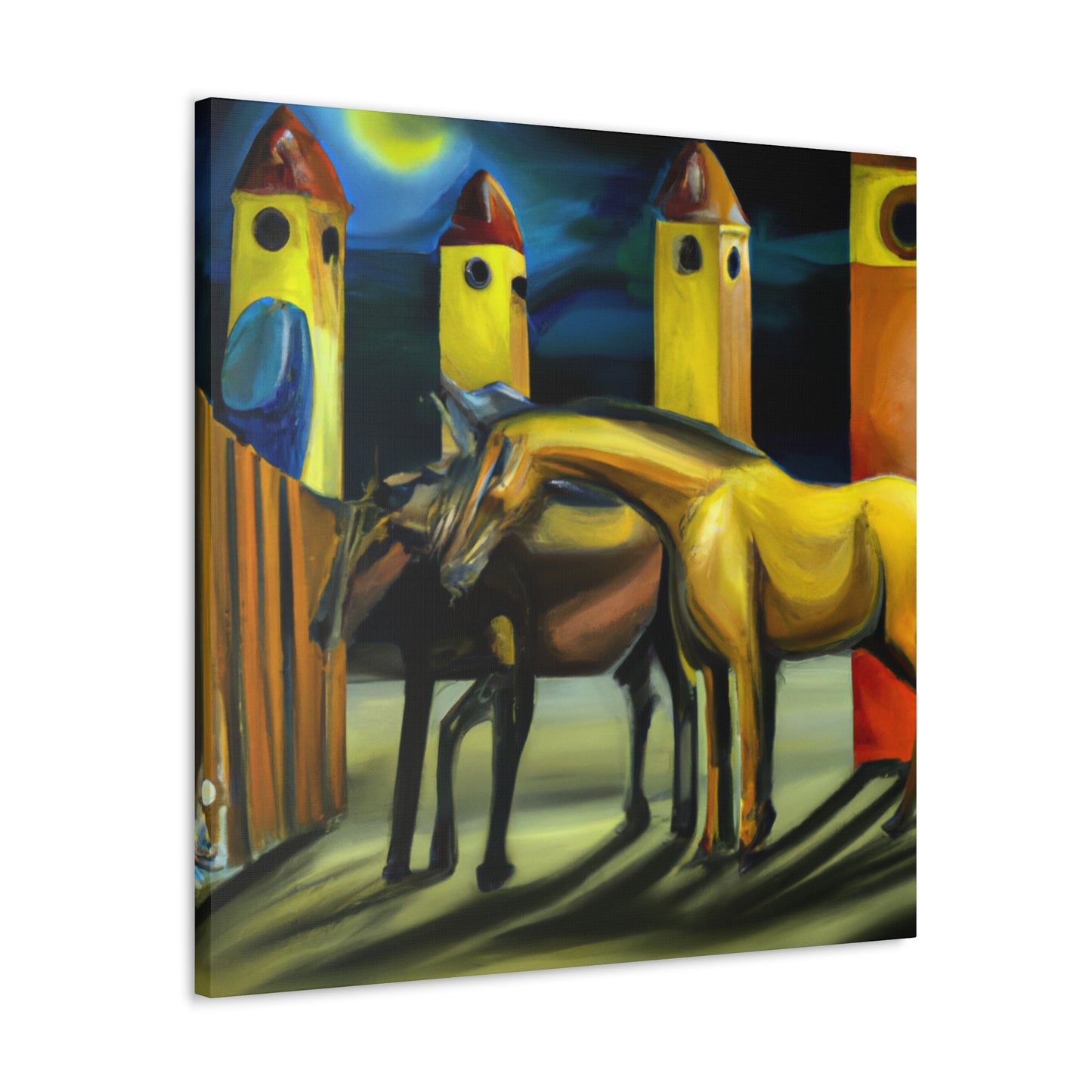 Horse Riderless Gallop - Canvas