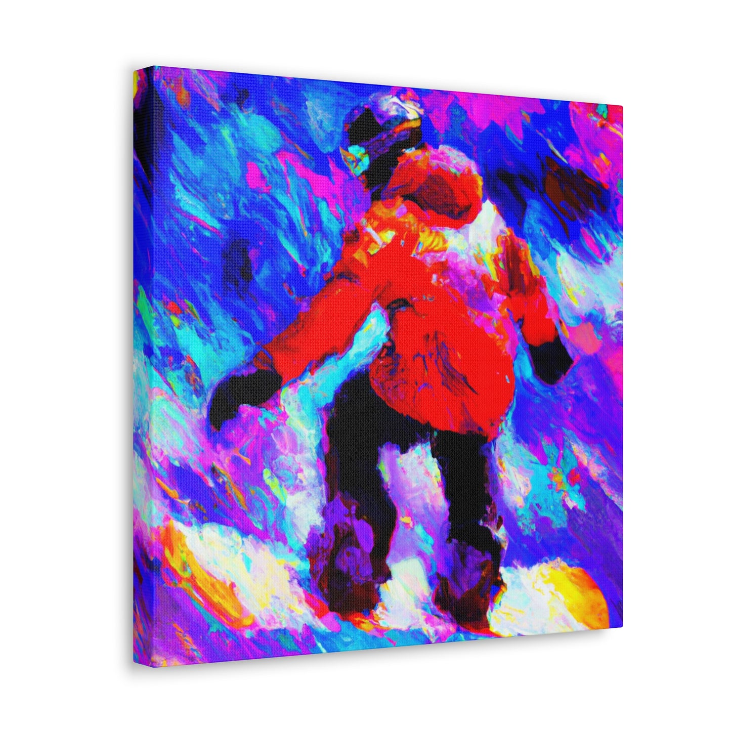 Snowboarding on Ice - Canvas