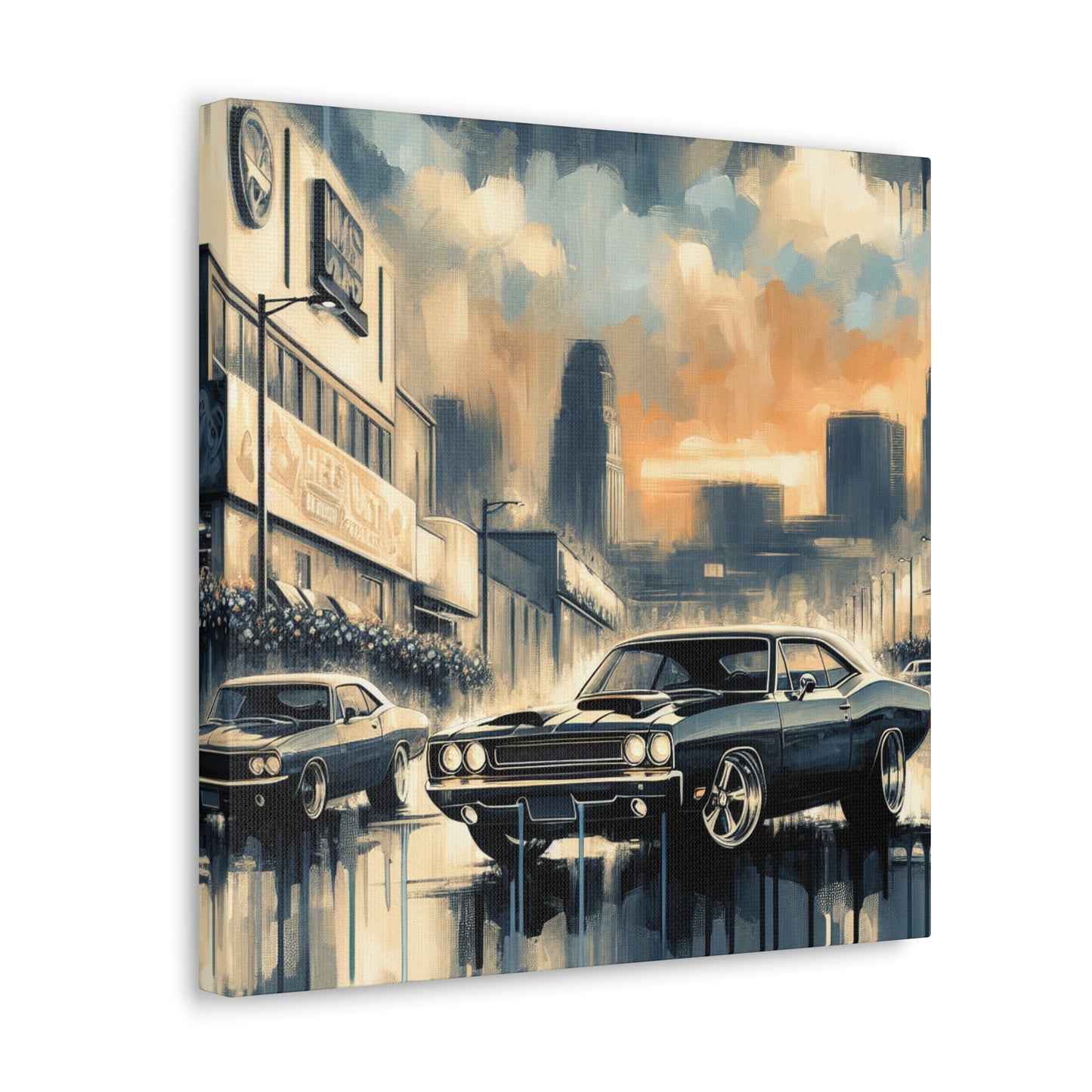 Revving Steel Legends - Canvas