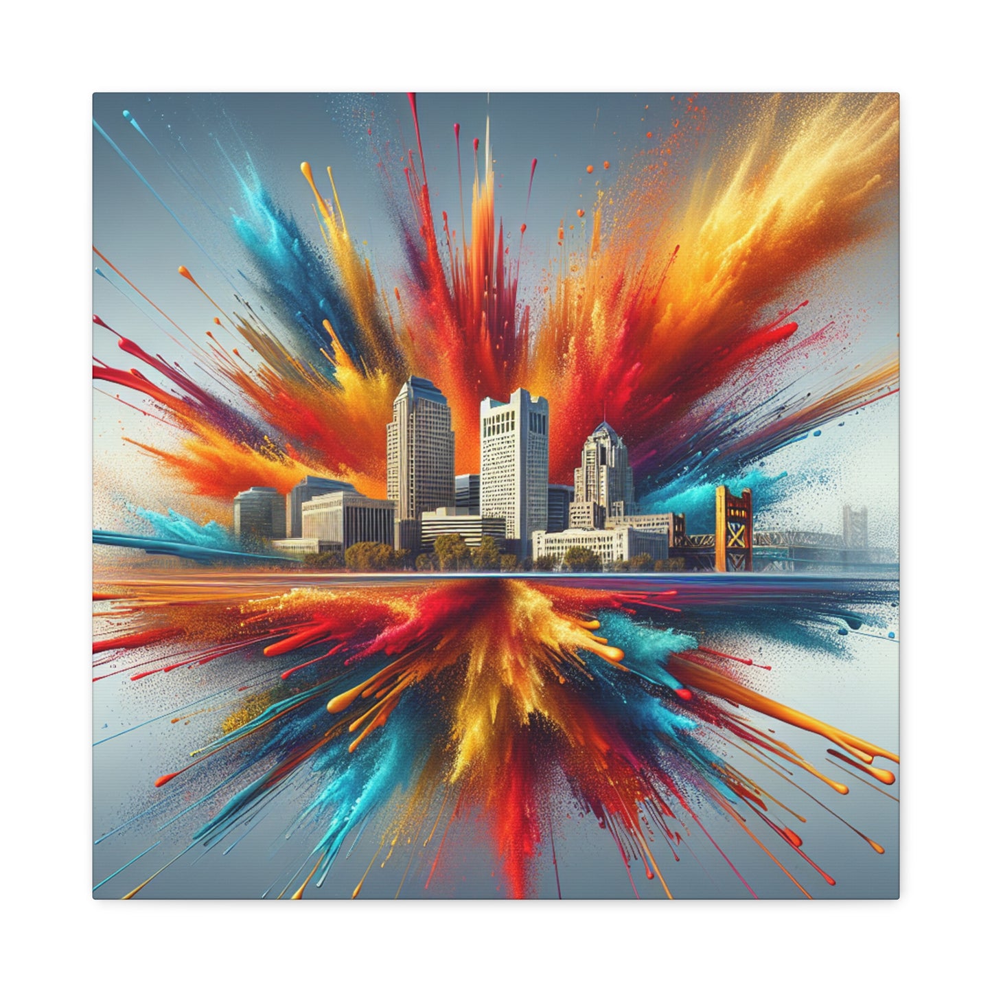 "Sacramento Reverie Transcended" - Canvas