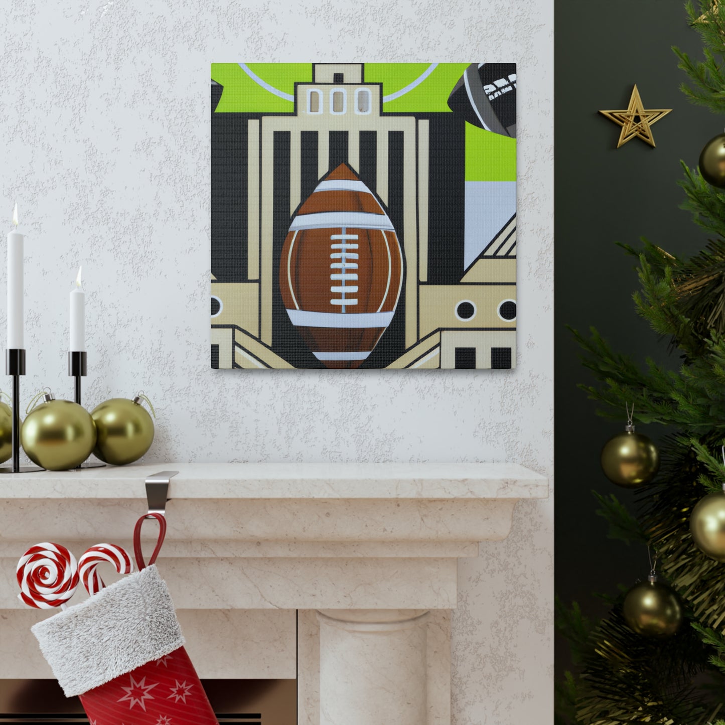 "Football's Gleaming Splendor" - Canvas