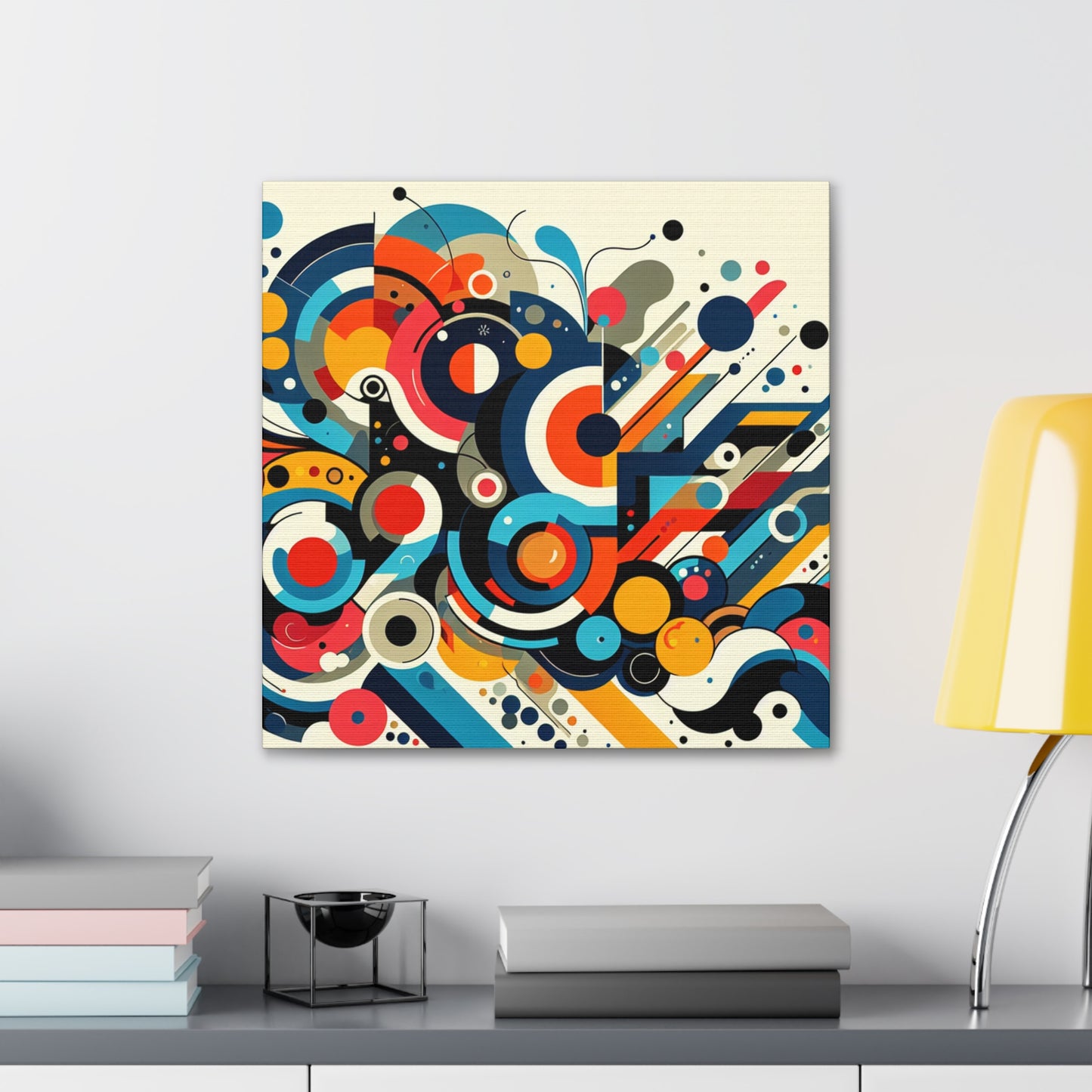 "Cyber Canvas Symphony" - Canvas