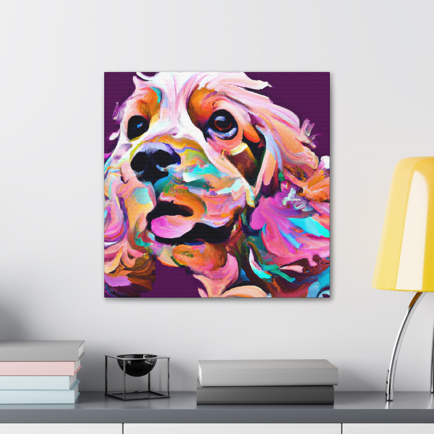 "Spaniel in the Wilderness" - Canvas