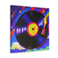 "Vinyl Resonance Impressionism" - Canvas