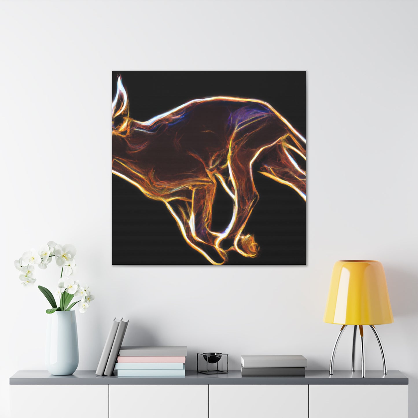 "Caracal in Abstraction" - Canvas