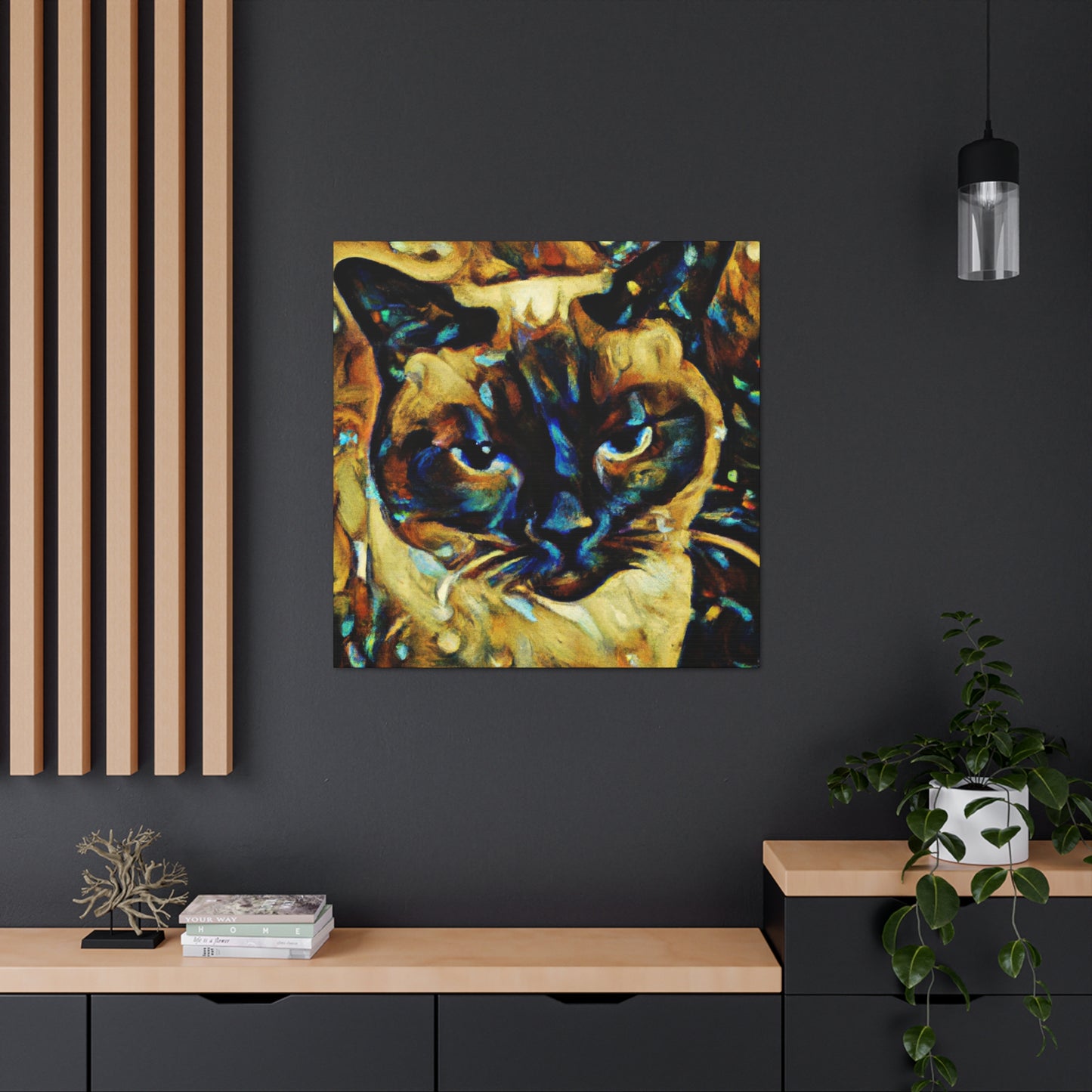 Siamese Serendipity - Canvas