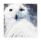 Snowy Owl Impressionism - Canvas