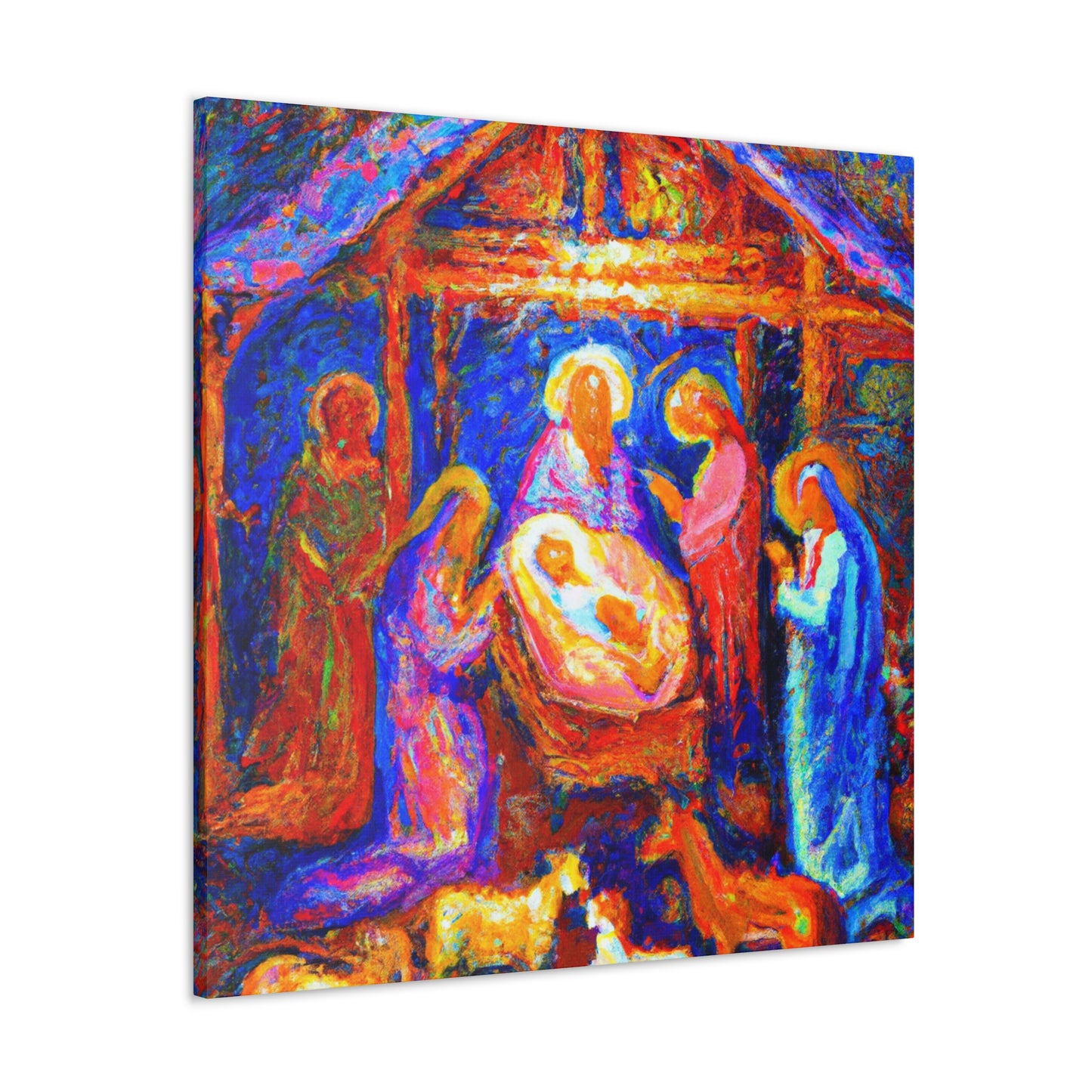 "The Nativity Scene Awakens" - Canvas