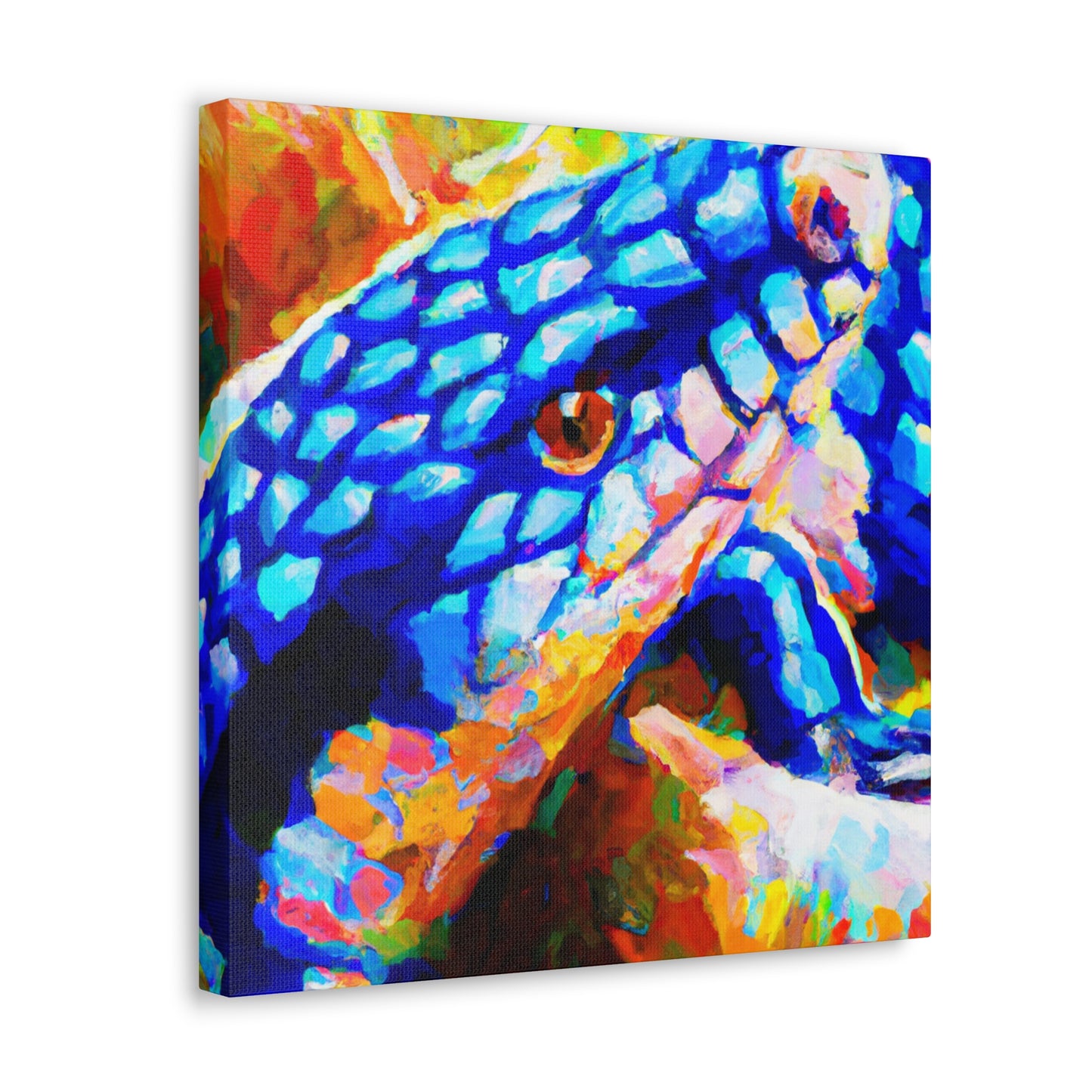 Blue Skink Impression - Canvas