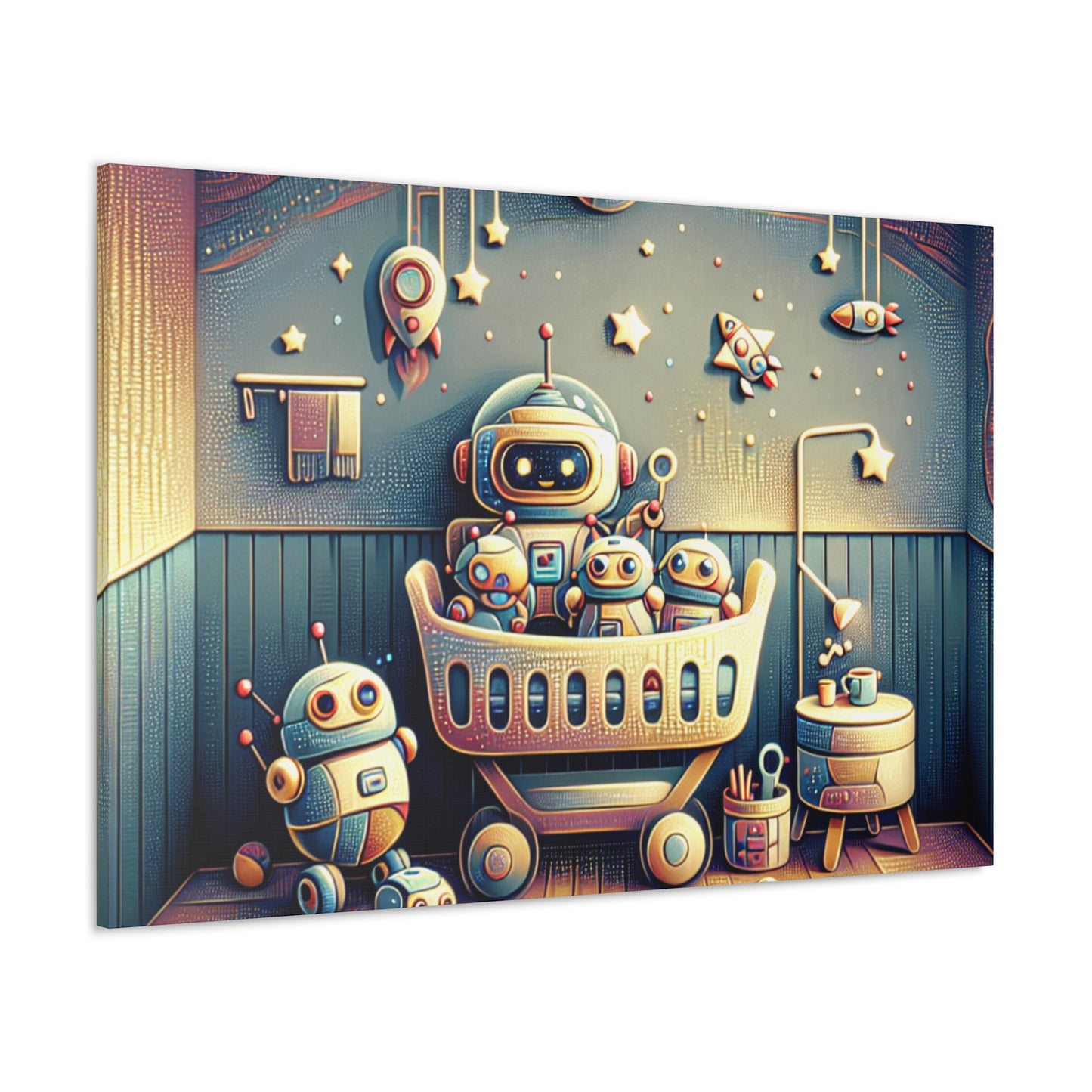 Robotic Cosmos Journey - Canvas