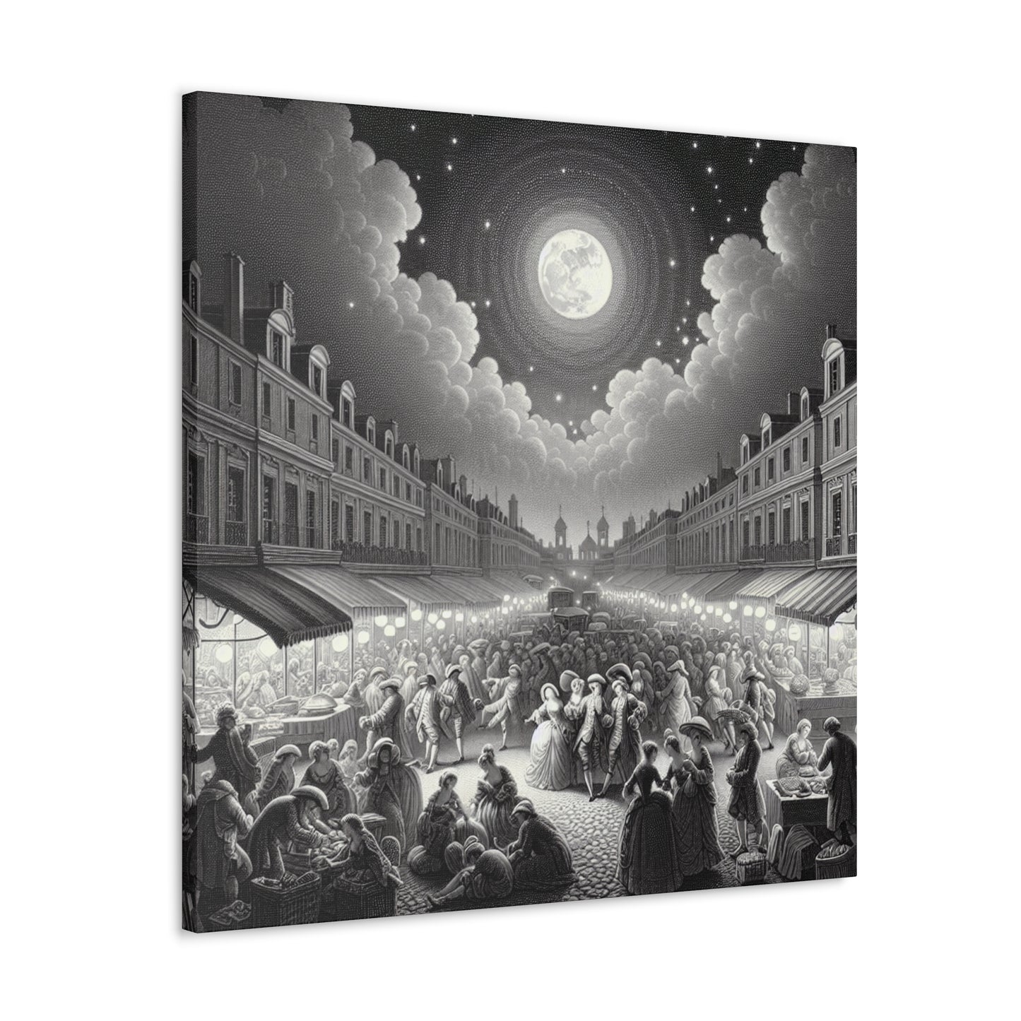 Midnight Masquerade Lights - Canvas