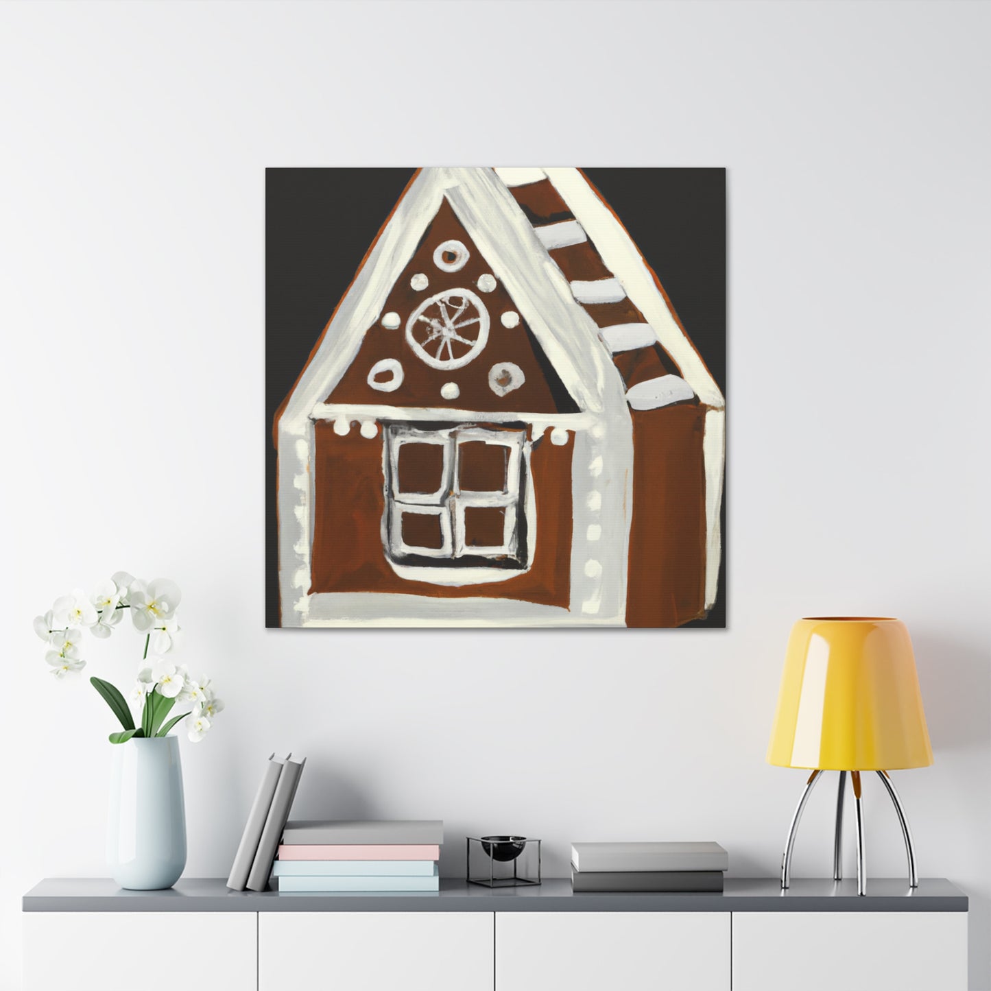 Gingerbread Minimalism Dream - Canvas