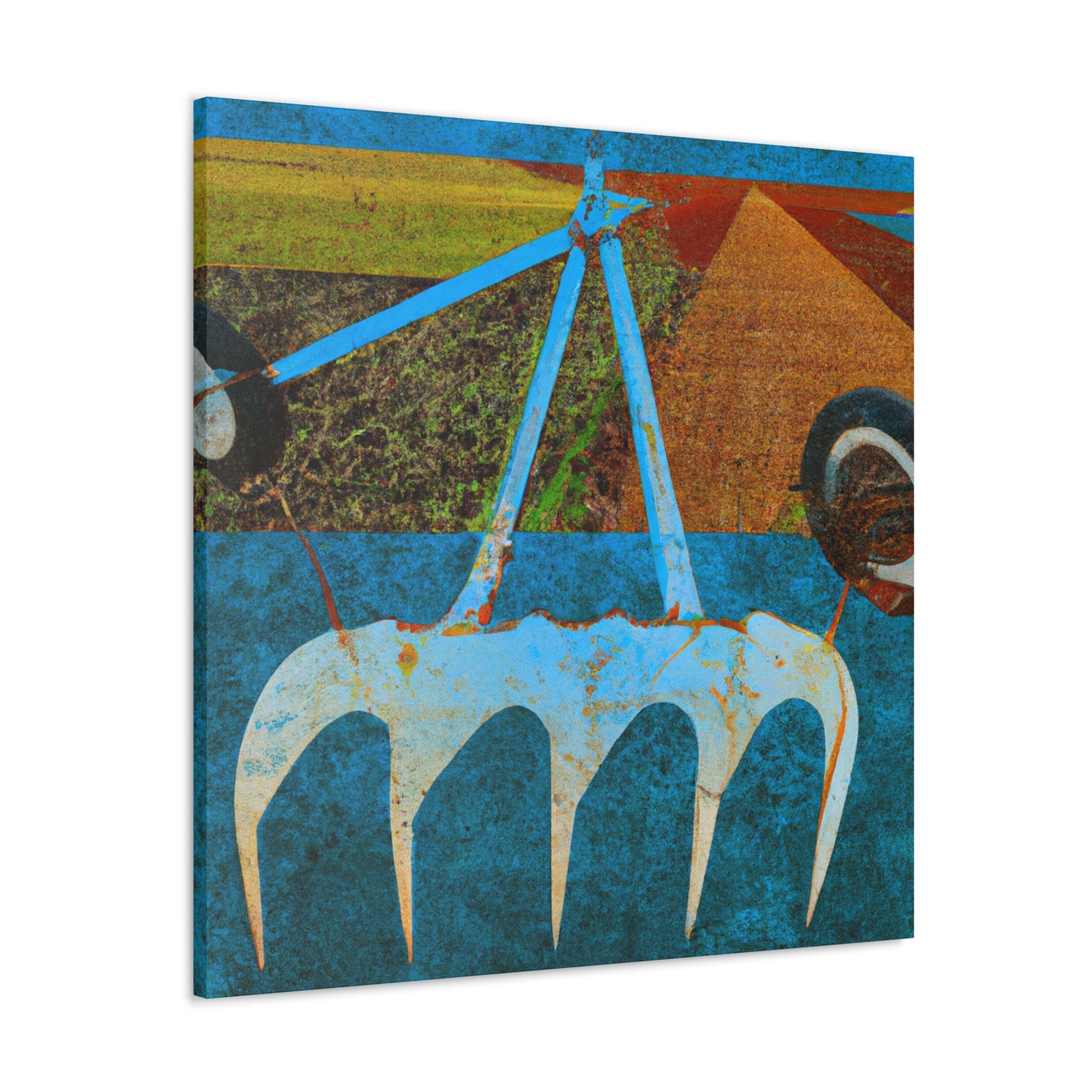 "Disc Harrow Dreamscape" - Canvas