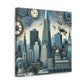 Brass City Skylines - Canvas