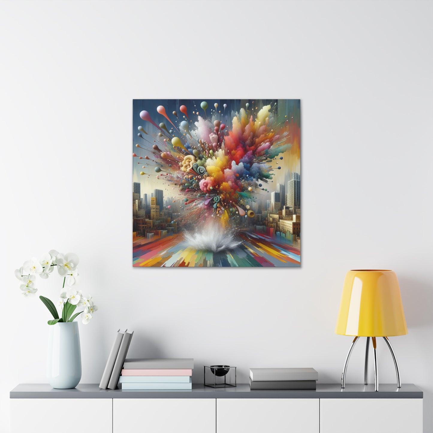 "Enchanting Miami Delight" - Canvas