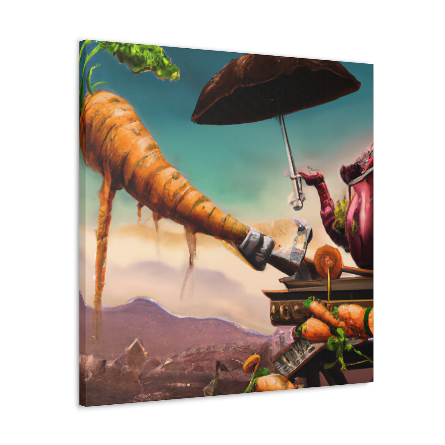 Carrot in Steampunk Era - Canvas