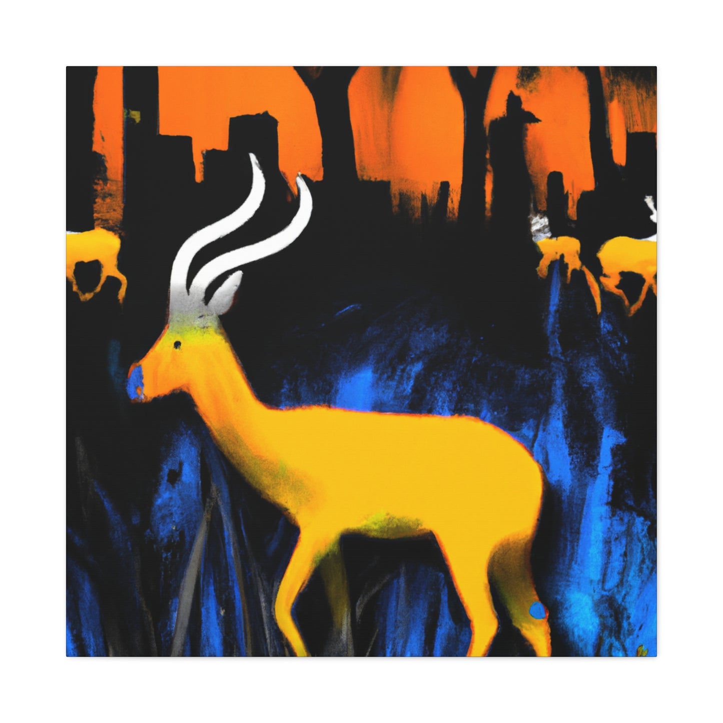 Gazelle Sunlit Majesty - Canvas