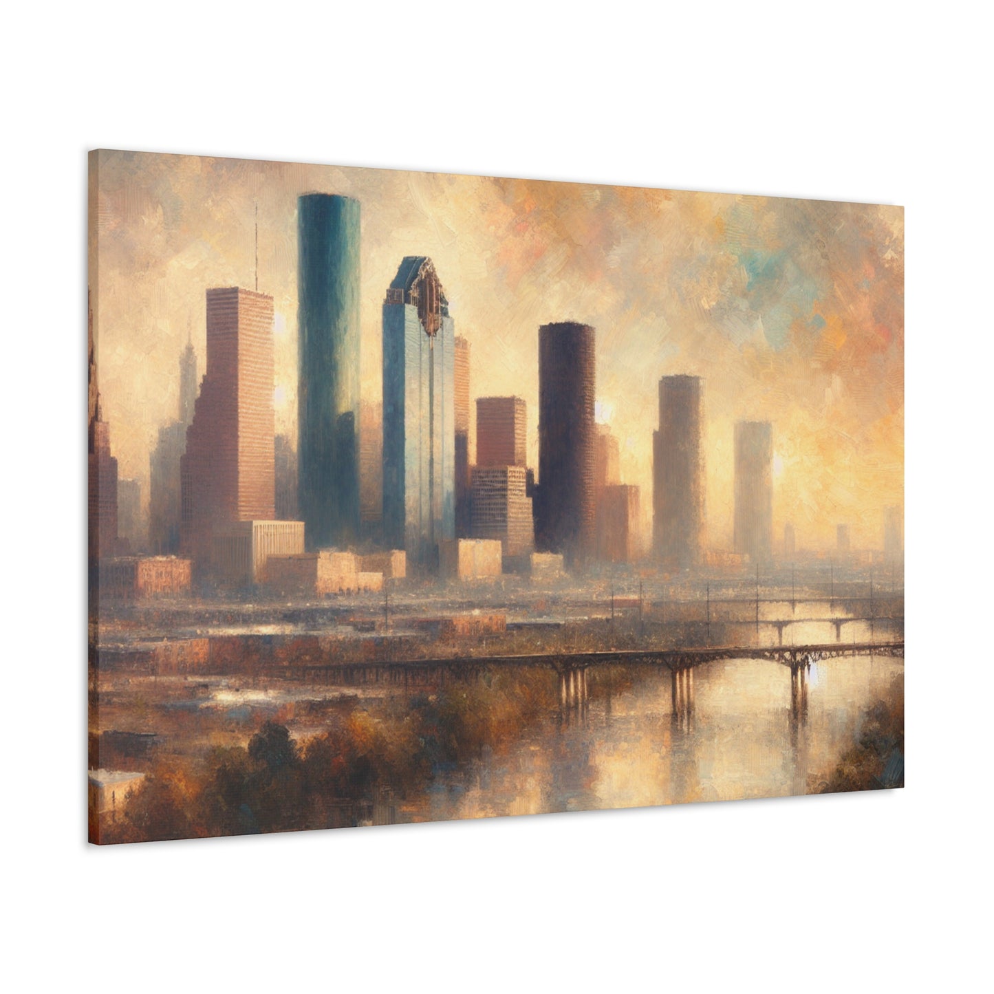 "Vibrant Houston: Renaissance Revival" - Canvas