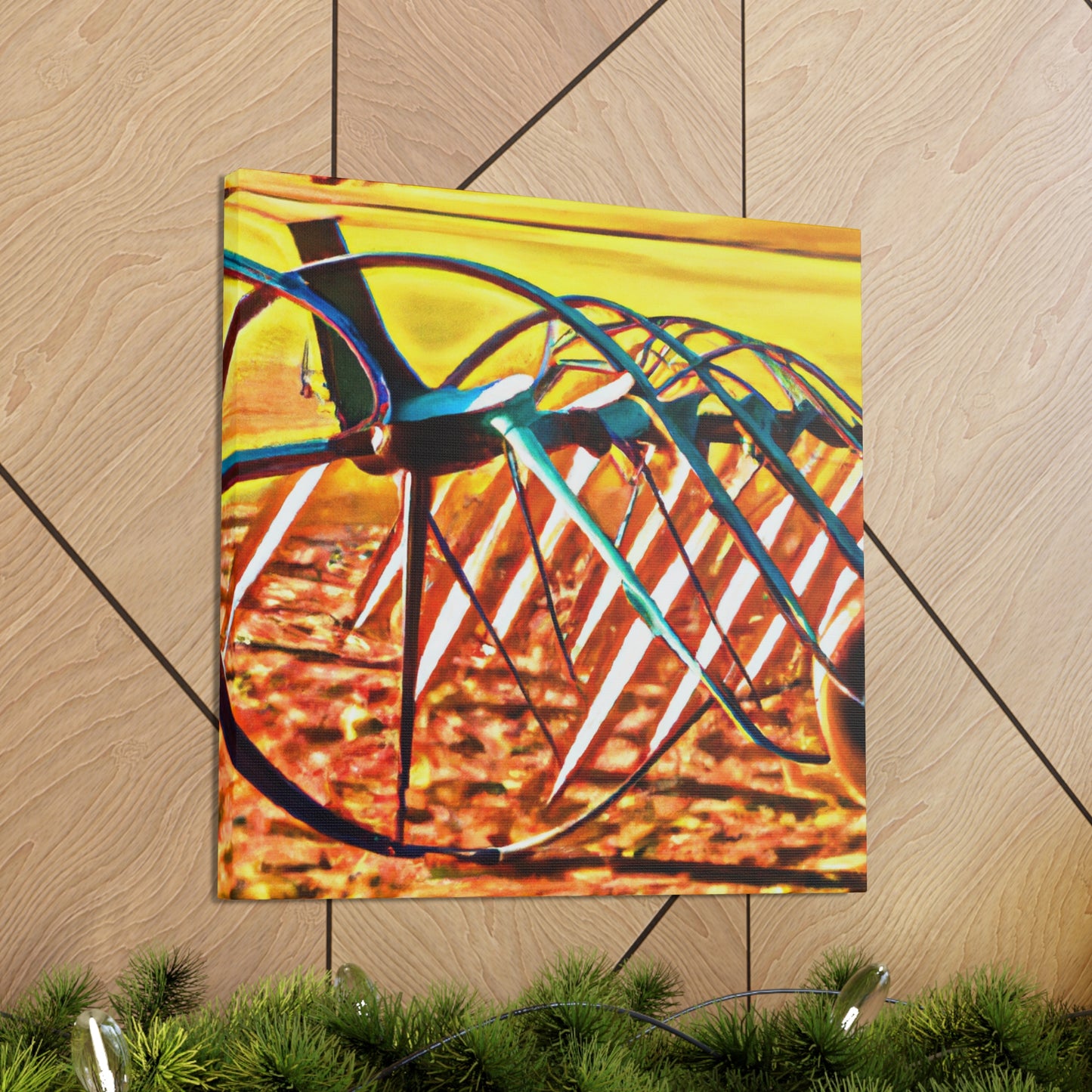 "Movement of Disc Harrow" - Canvas