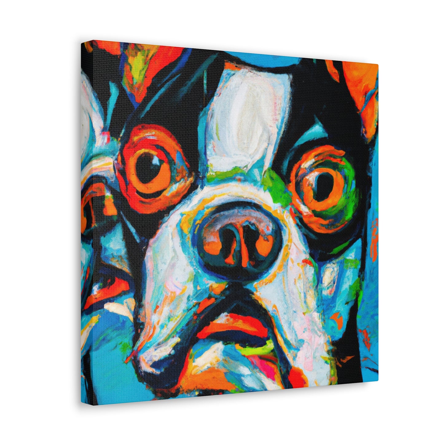 Boston Terrier Dreamscape - Canvas