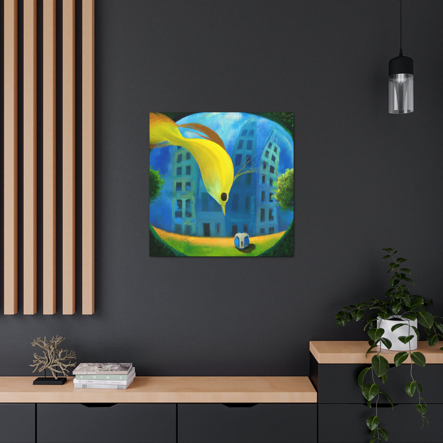 "Swordtail in Surrealism" - Canvas