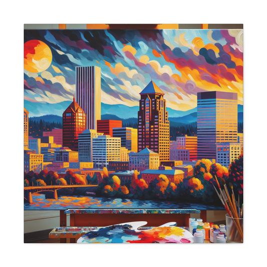 Portland Prism Pathways - Canvas