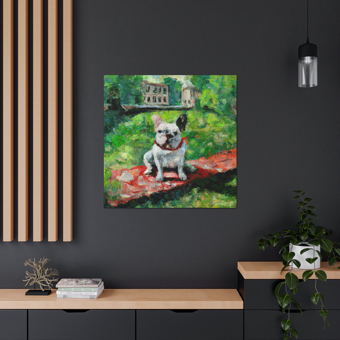 "The French Bulldog Portrait" - Canvas