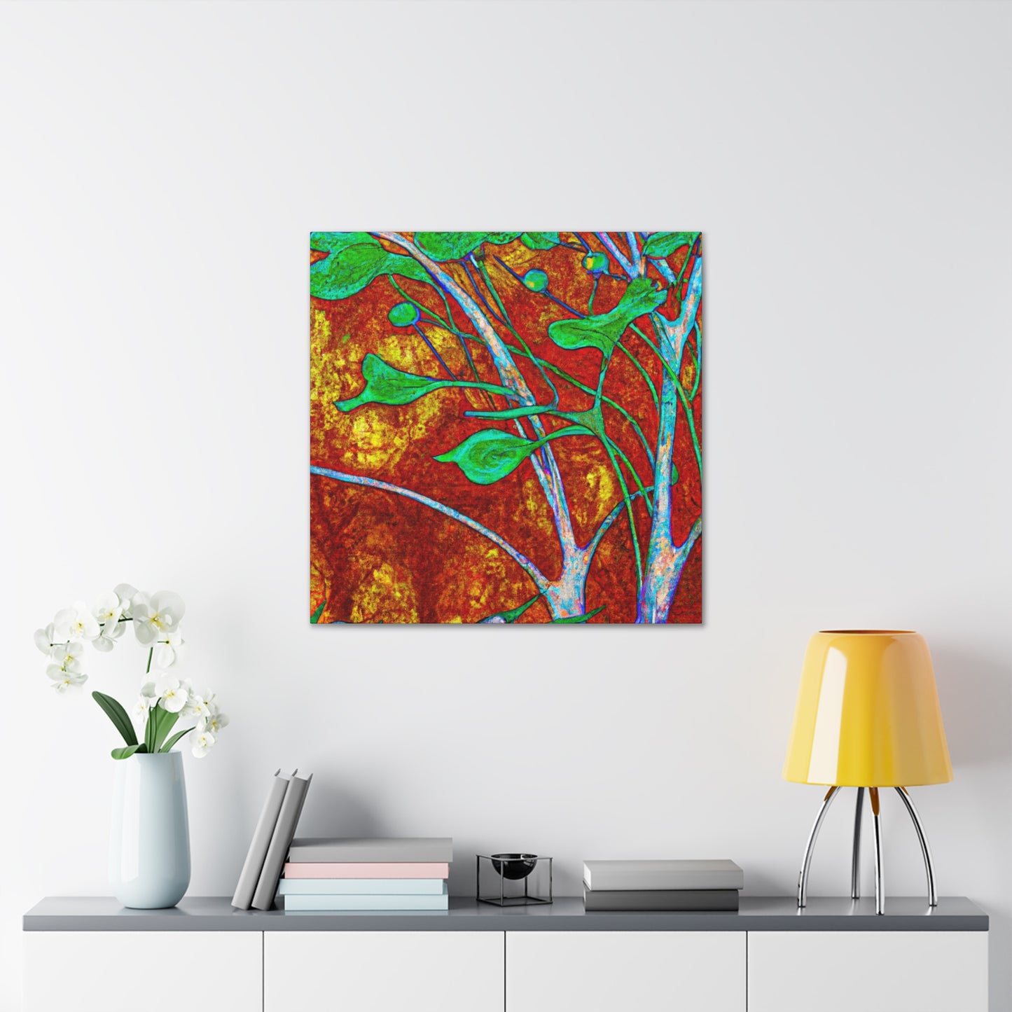 "Dogwood in Art Nouveau" - Canvas