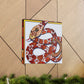 Corn Snake Abstract Art - Canvas