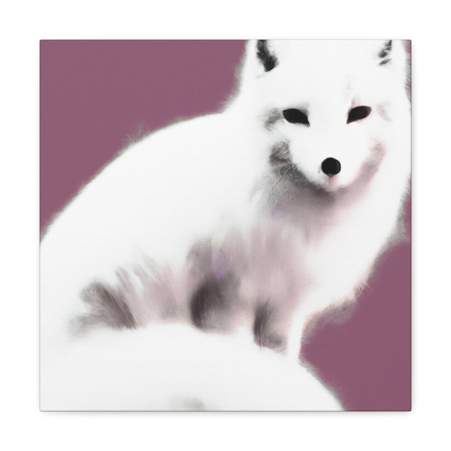 Arctic Fox Duo Bliss - Canvas