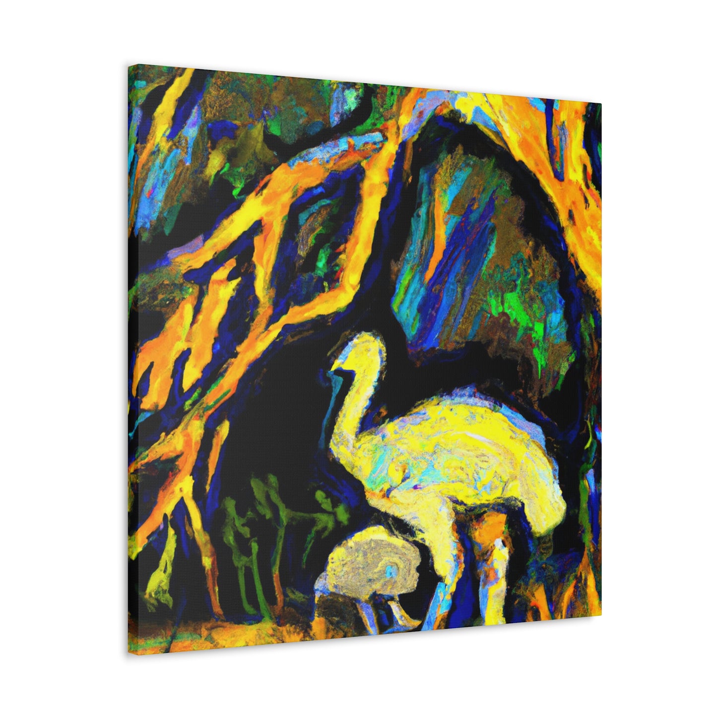 Ostrich Strutting Heaven - Canvas