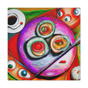 "Sushi in Surrealism" - Canvas