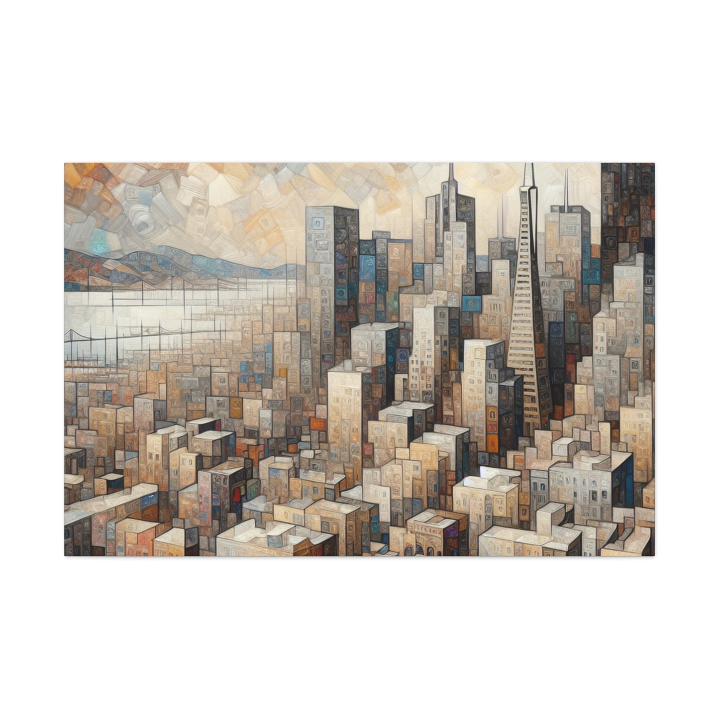 Foggy City Gravitation - Canvas