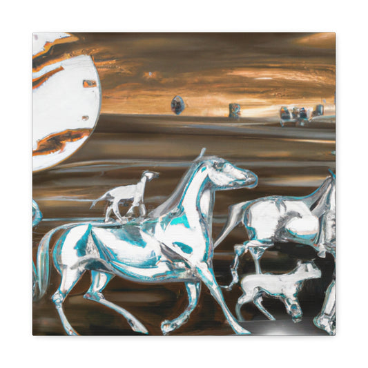 Cowboy Herd Dreamscape - Canvas