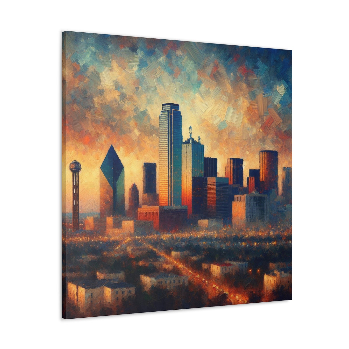 "Dallas Oasis Awakening" - Canvas