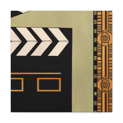 Starry Movie Clapboard - Canvas