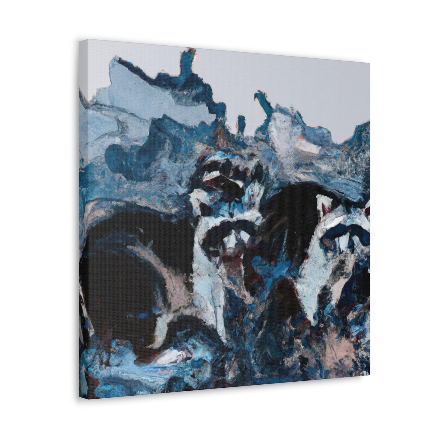 "Raccoon's Abstract Dream" - Canvas