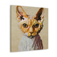 "Devon Rex Kaleidoscope" - Canvas