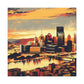 Steel City Dreamscape Dawn - Canvas