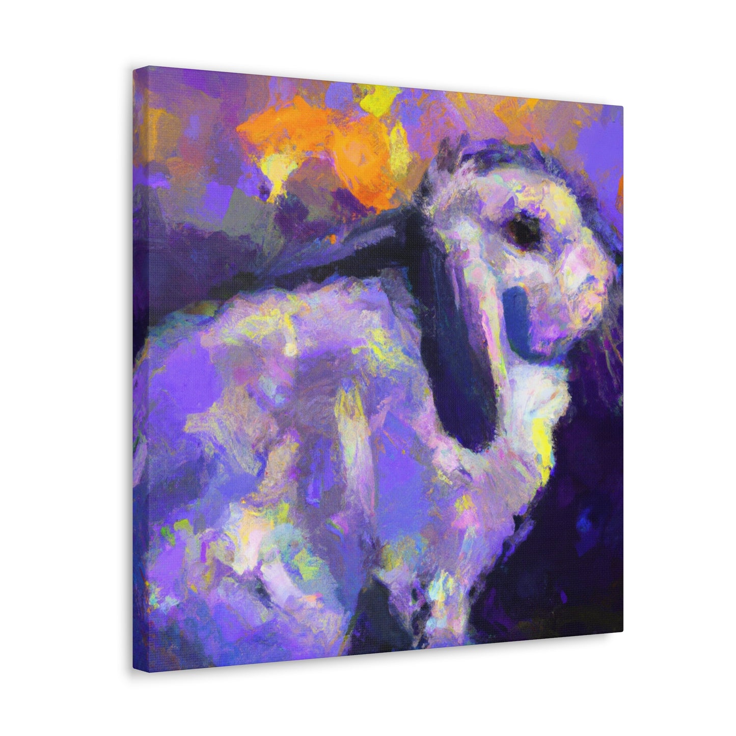 Rabbit in Springtime - Canvas