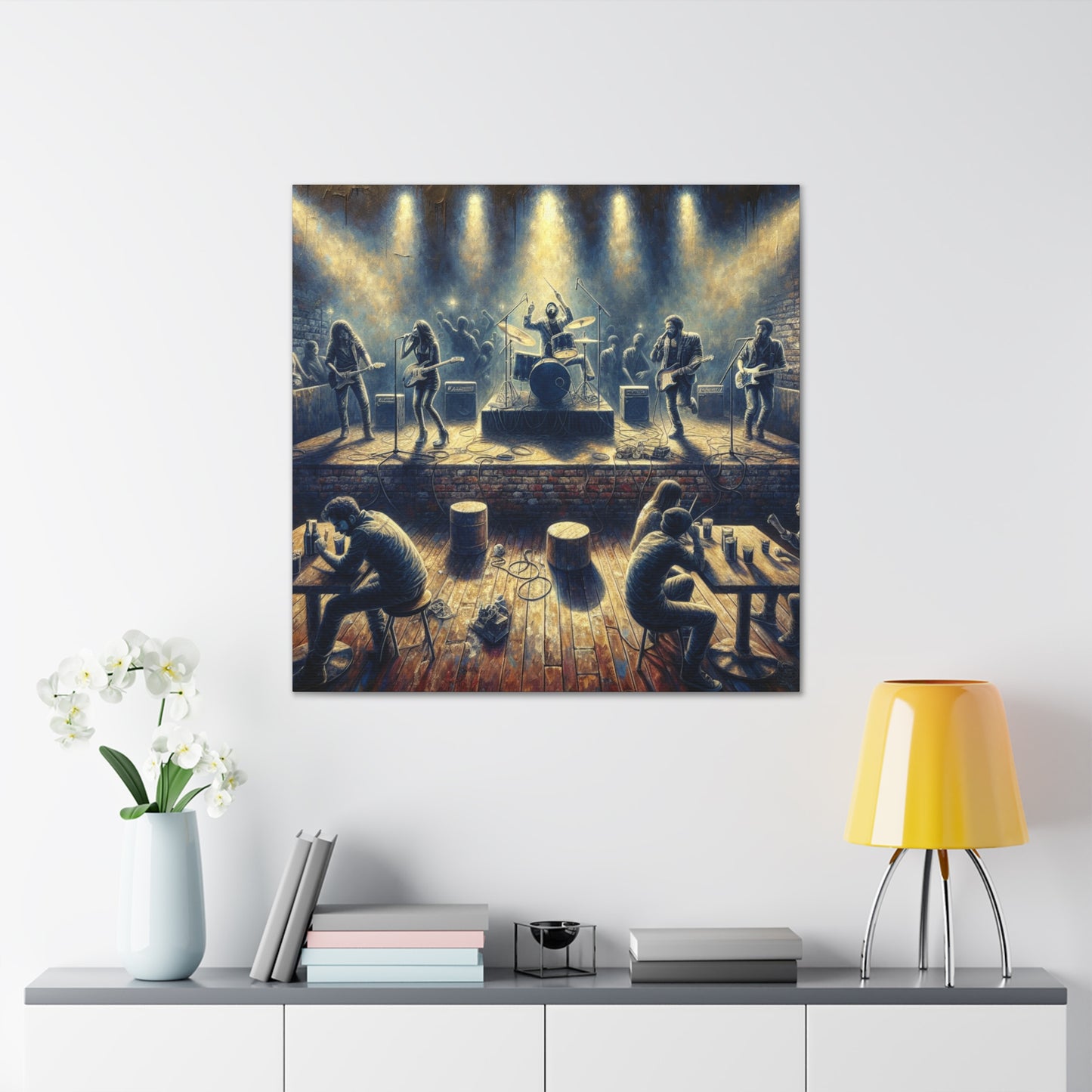 "Vibrant Musical Melodies" - Canvas